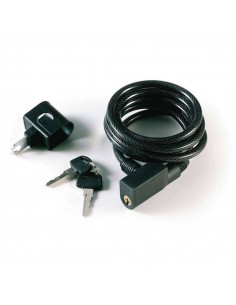 Candado Cable Espiral GURPIL 8 MM - 150 CM Con Soporte