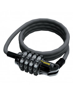 Candado Cable ONGUARD Terrier Combo 4 120cm x 6 mm