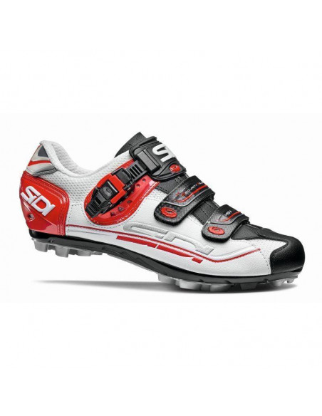 SIDI MTB Eagle 7 Blanco-Negro-Rojo