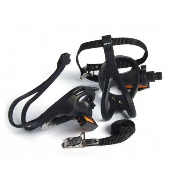 Pédales XLC PD-R01 avec sangles noires