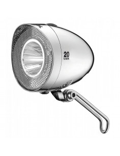 Faro Led XLC CL-F20 20 LUX con Soporte y 4 pilas