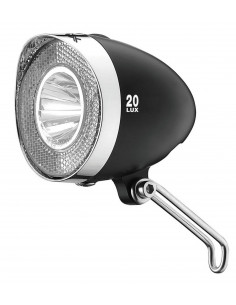Faro Led XLC CL-F20 20 LUX con Soporte y 4 pilas