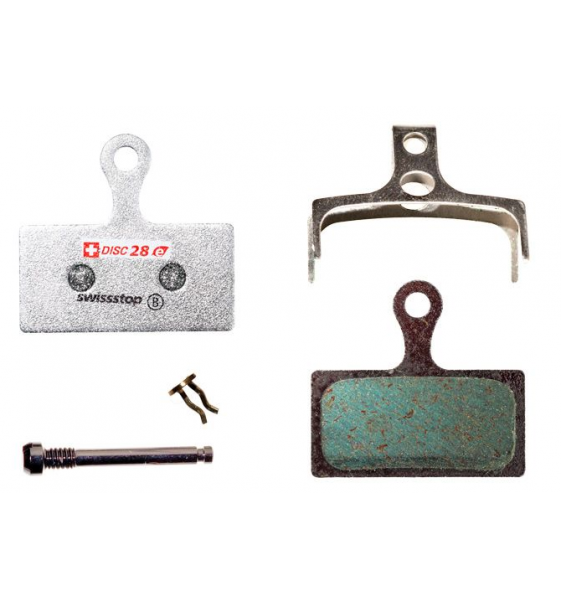 Juego Pastillas de Freno SwissStop E-Organicas para Shimano XTR-XT-SLX-Deore M615