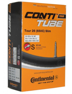 Camara Continental Tour 26x1 1/4 Valvula Presta 42mm