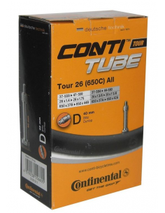 Camara Continental Tour 26x1 1/8-1.75 Valvula Fina 40mm