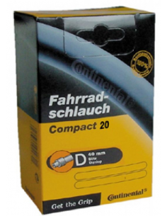 Camara Continental Compact 20x1 1/4-1,75 Valvula Dunlop 40mm
