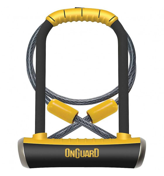 Antirrobo U Onguard con cable y soporte Pitbull Mini D