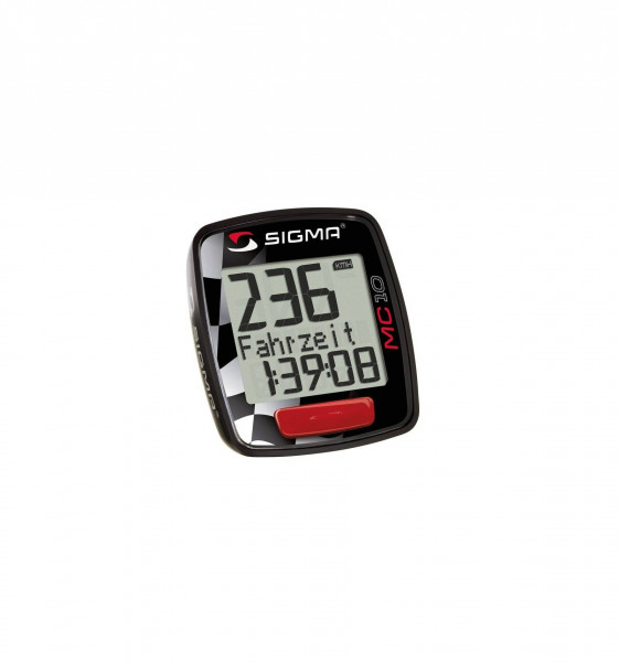 Sigma Mc 10 Schwarzes Motorrad Odometer