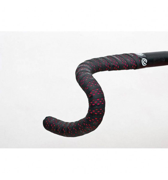 Nastro bici perforato nero/rosso...