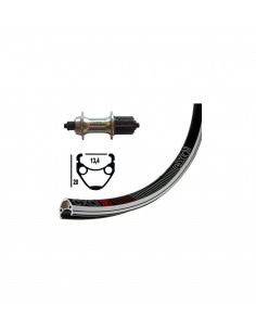 Rueda Trasera Winora Exal...