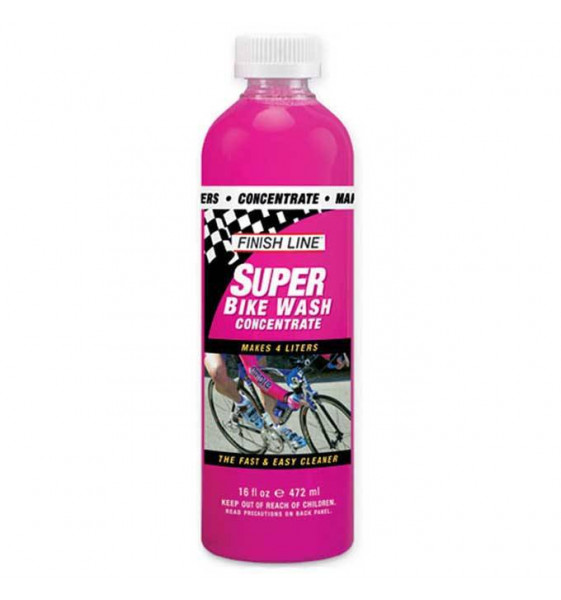 Limpiador Finish Line Super Bike Wash Concentrado 16 Oz