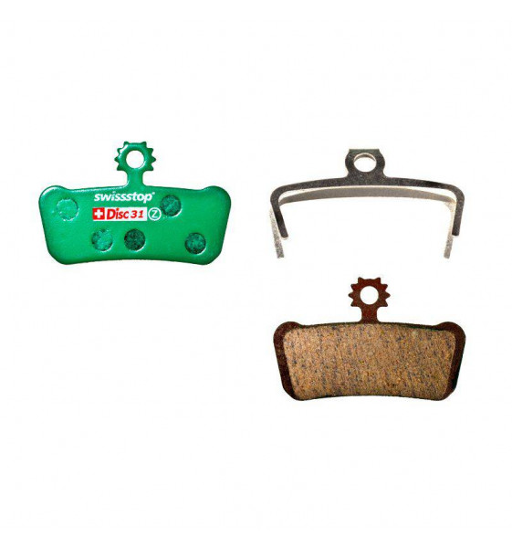 Set von organischen Bremsbelägen...