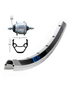 Rueda 28X1.75, Shimano  , 8...