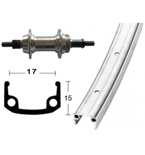 Rueda Trasera 27X1.1/4 Winora 6/7V.