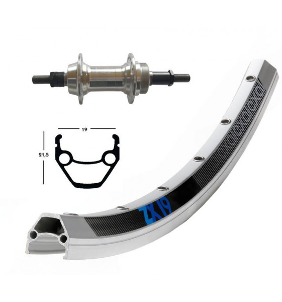 Rueda Trasera Winora Exal ZX 19 28x1.75