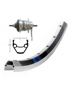 Roue 28X1.75,Shimano ,7...