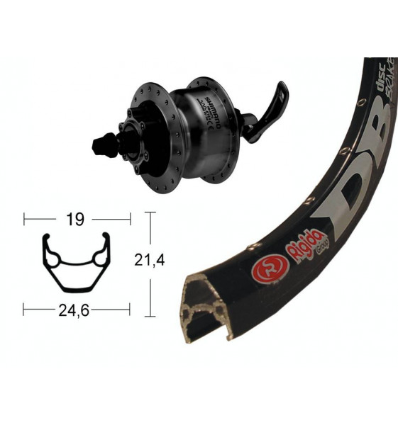 Rueda Delantera  28"  Dh3D30...