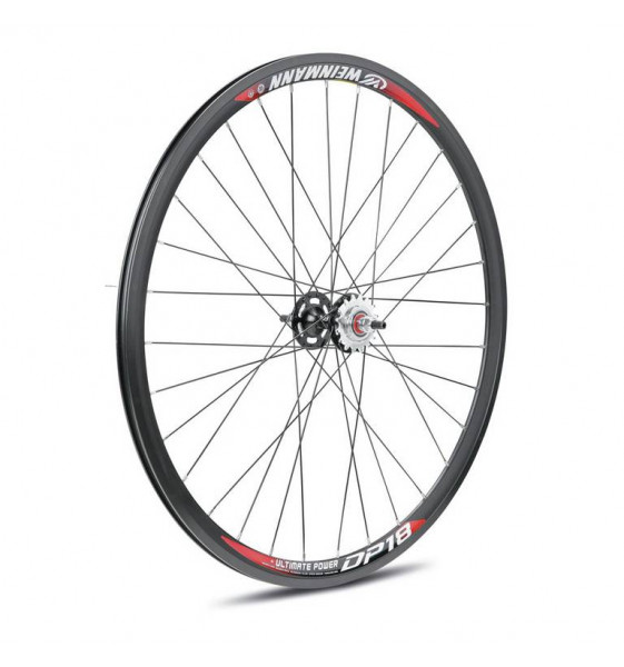 Roue arrière Dp-18 vs pédale noire