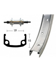 Rueda Trasera, 20 X 1.75,...