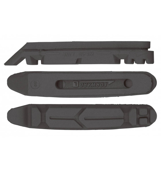 4 AUSTAUSCHBARE GUMMIS 60 MM. SCHWARZ...