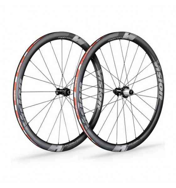 Metron Vision 40 SL Disc Centerlock TR Cover Colori Nero Misurazione delle  ruote 700c Utilizzare Strada Materiale Carbonio NUCLEO Shimano