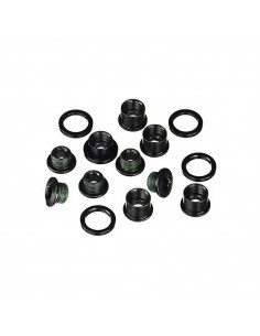 KIT TORNILLOS FIJACION TRUVATIV PARA MONOPLATO DE 5 AGUJEROS ACERO NEGRO