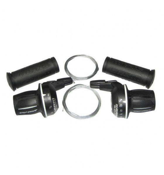 JUEGO DE MANDOS SRAM GRIP SHIFT 3.0 COMP 7V.1:1 MICRO FRONT NEGRO