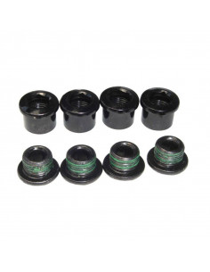 KIT DE TORNILLOS DE PLATO SRAM 4 BRAZOS SINGLE ALUMINIO GUART ACERO NEGRO