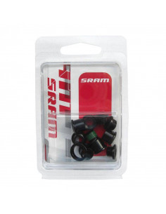KIT DE TORNILLOS DE BIELA SRAM RED TORNILLO OCULTO 5 BRAZOS ALUMINIO NEGRO