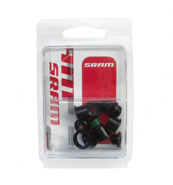 KIT DE TORNILLOS DE BIELA SRAM RED TORNILLO OCULTO 5 BRAZOS ALUMINIO NEGRO