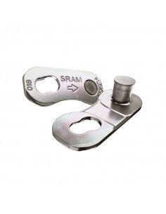 CONECTOR DE CADENA SRAM POWERLOCK FLATTOP 12V PLATA (50 UNIDADES)