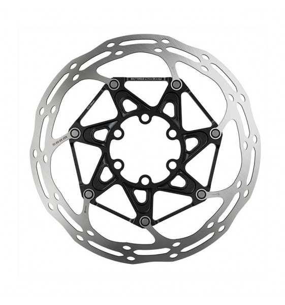 DISCO DE FRENO SRAM CENTERLINE 2 PIEZAS 140 mm 6 AGUJEROS NEGRO