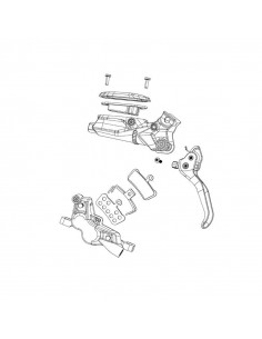 PINZA DE FRENO SRAM FORCE ETAP AXS HIDRAULICO FLAT MOUNT DELANTERO/TRASERO NEGRO