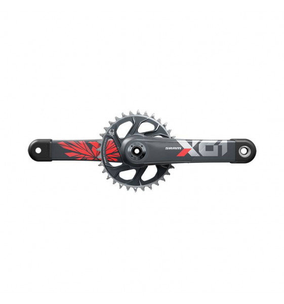 Juelo de bielas y plato SRAM X01 EAGLE X-SYNC2 DUB DM sin cazoletas