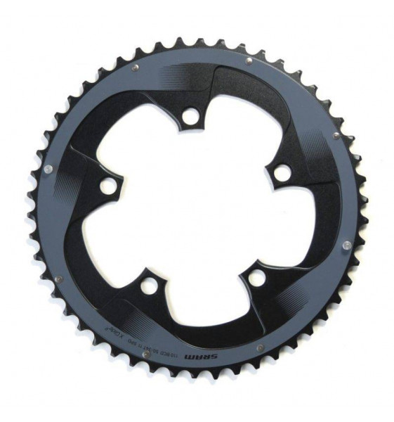 Plato SRAM FORCE22 X-GLIDE YAW S3 50D 110 BCD 5 mm OFFSET 11V BB30/GXP NEGRO