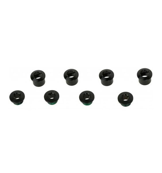 Kit tornillo plato SRAM FORCE 4 BRAZOS 2x 107 BCD Aluminio negro
