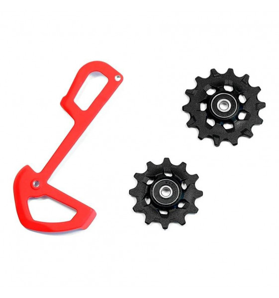 Jaula interior SRAM cambio X01 EAGLE 52 dientes rojo (Incluye tornillos)