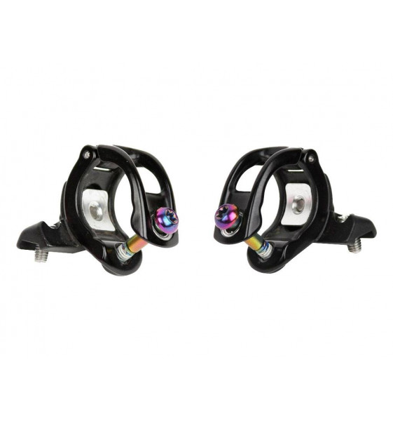 Juego de tornillos de abrazadera SRAM MATCHMAKER X ACERO INOX. tornillos ARCO-IRIS (COMPATIBLE CON SRAM MMX)