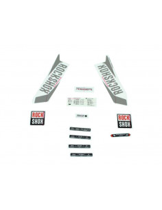Kit Adhesivos Rockshox Reba ´16 Silver (Bot. White)