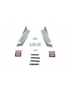 Kit Adhesivos Rockshox Rockshox Sid ´16 Silver (Bot. Black)