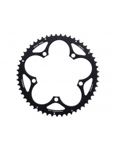 Plato Sram Road 53 Dientes Negro 130 Bcd