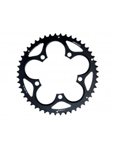 Plato Sram Road 53 Dientes Negro 130 Bcd