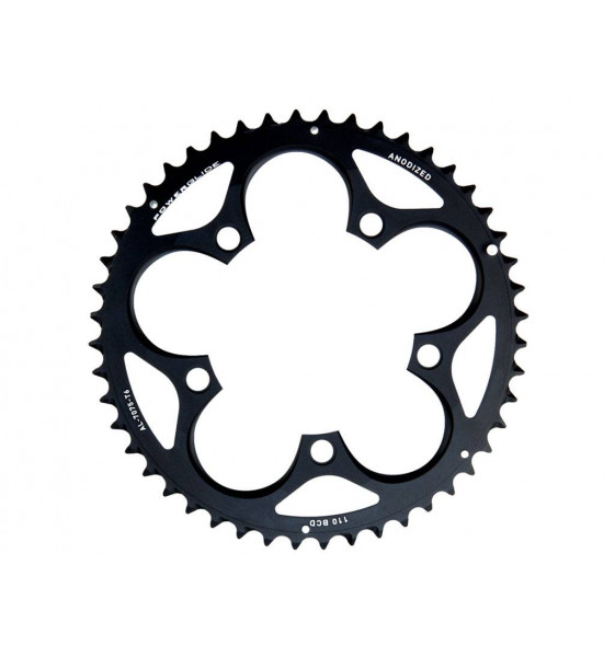 Plato Sram Road 53 Dientes Negro 130 Bcd