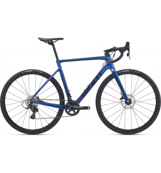 Bicicletta in ghiaia GIANT TCX Advanced PRO 2 2021 Colori Blu Materiale  Carbonio Dimensioni della bicicletta S Utilizzare Ghiaia