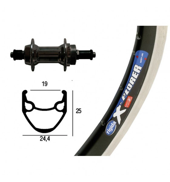 Rueda 26X1.75,Cor.Dent.A To.6/7V,...