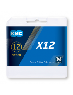 Cadena KMC X12 Negra 126P...