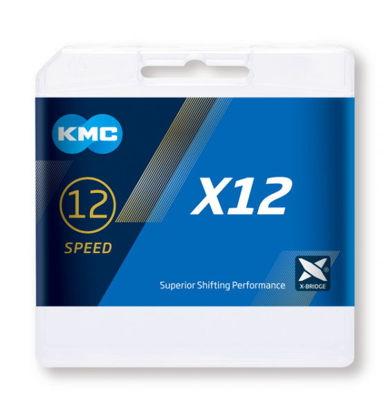 Cadena KMC X12 Negra 126P 12 Vel.
