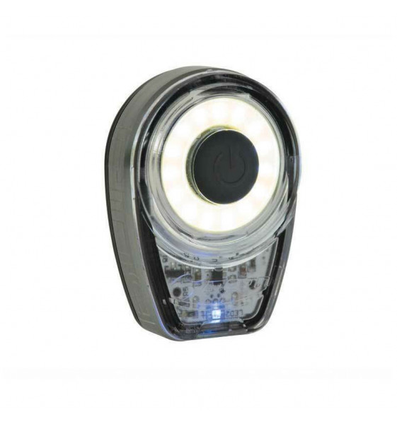 Luz delantera MOON Ring-W USB plata