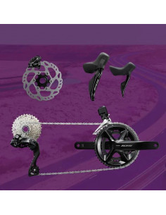 Grupo Shimano 105 Di2 2 x 12