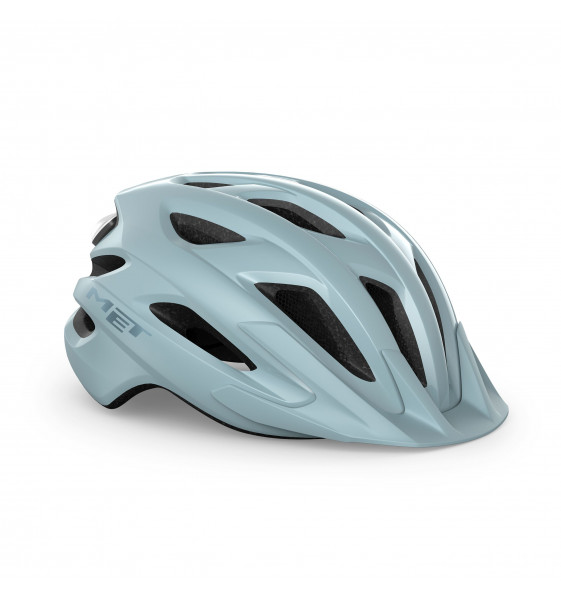 CASCO MET CROSSOVER AZUL ROCA BRILLO...